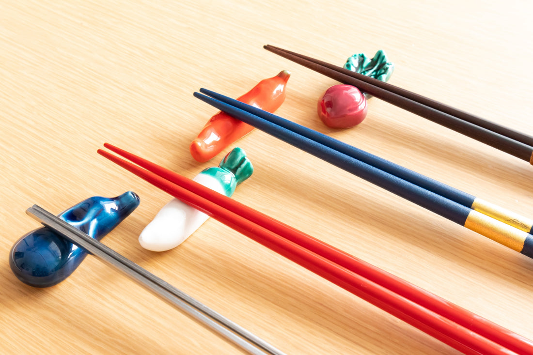 What is unique about Japanese chopsticks?