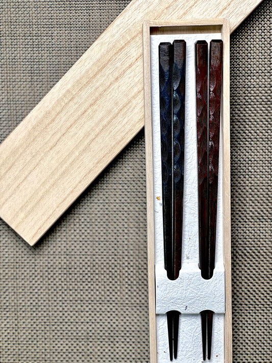 WAKASA Lacquerware Couple Chopsticks- Bizan