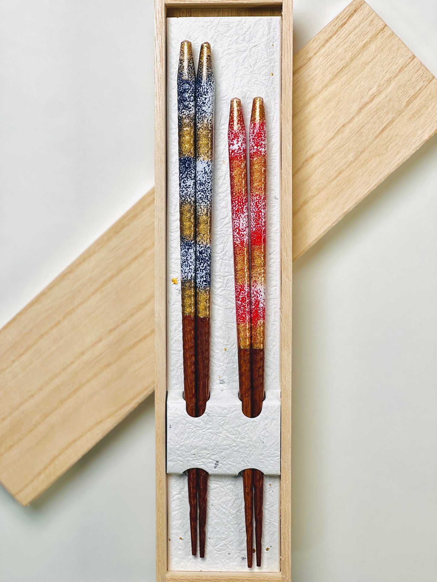 WAKASA Lacquerware Couple Chopsticks- Yuki Geshou