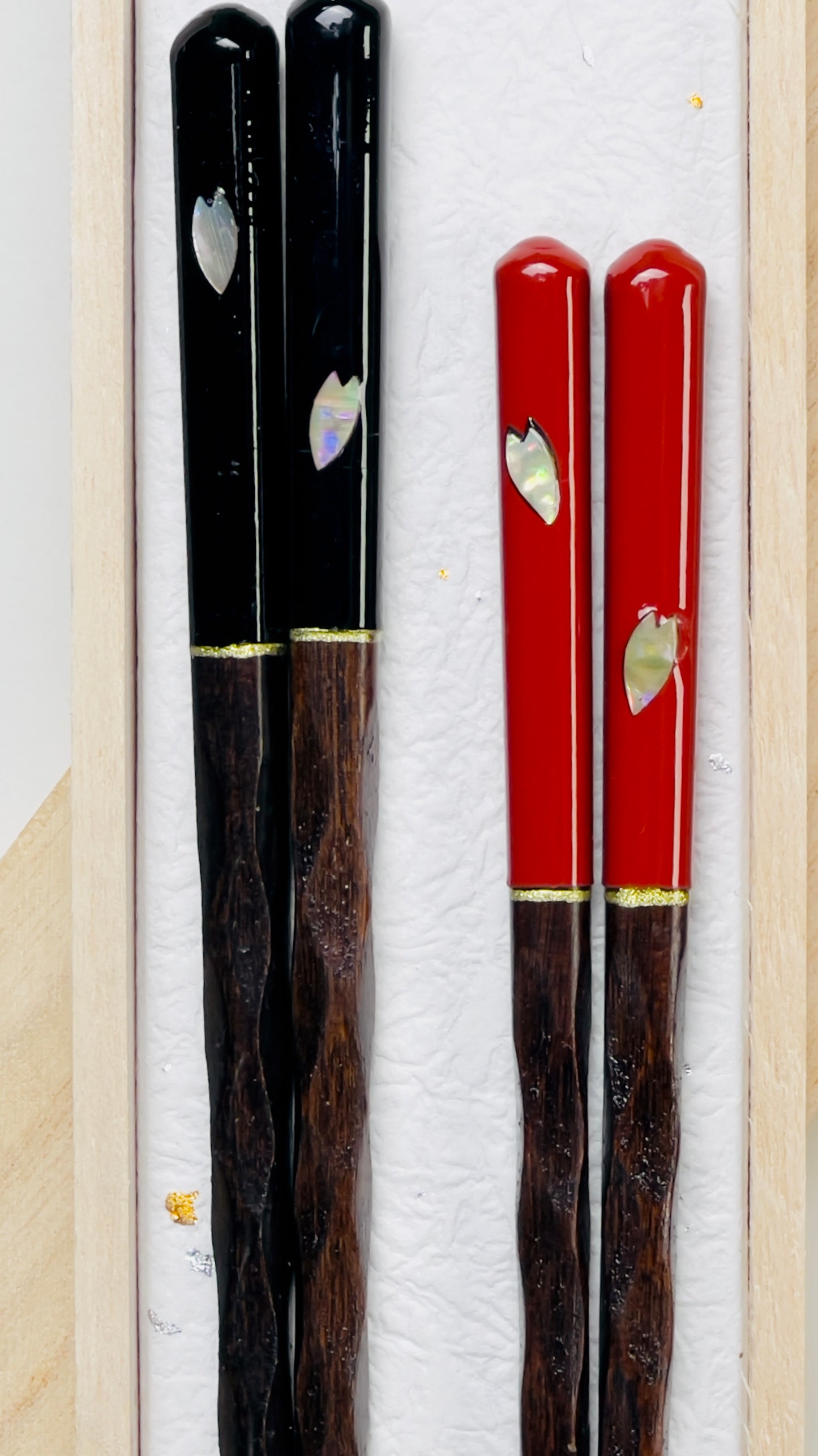 WAKASA Lacquerware Couple Chopsticks- Kai Zakura